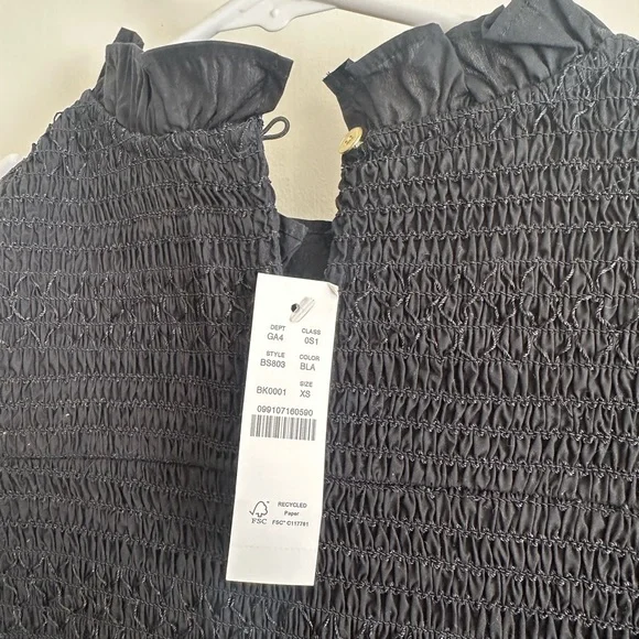 J.crew Smocked drop-waist dress in cotton poplin NWT - Picture 6 of 7